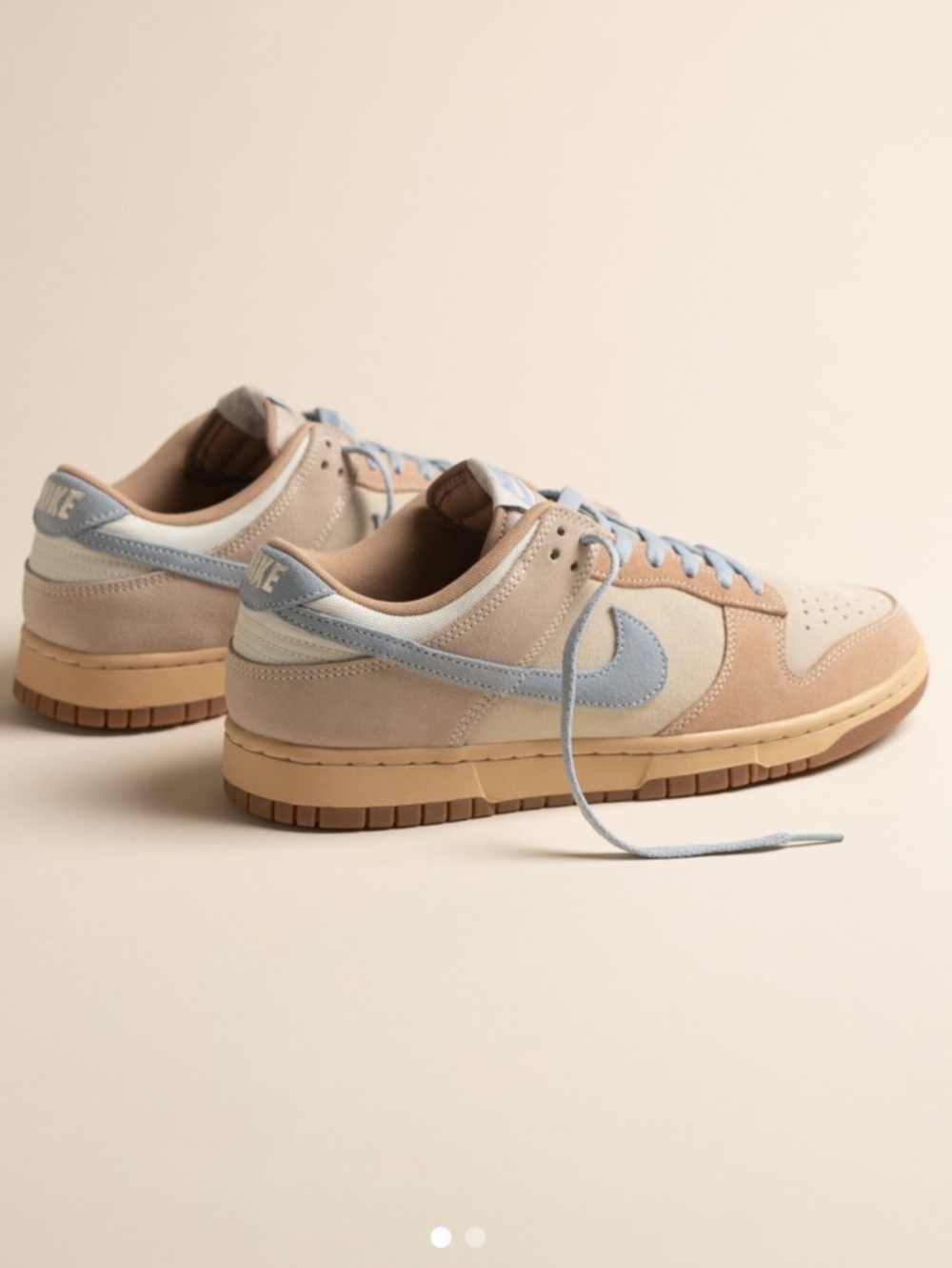 Nike Dunk Low Sanddrift Light Armory Blue Sneaker - Picture 3 of 11